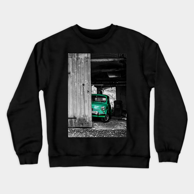 Faithful Fiat 500 Crewneck Sweatshirt by Reg-K-Atkinson